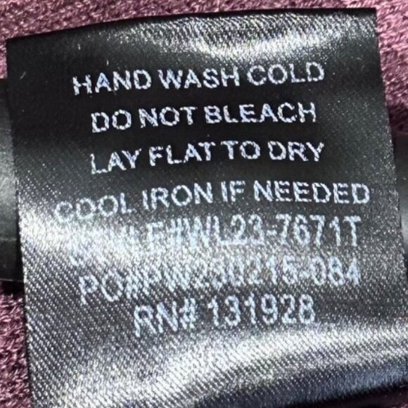 Wishlist Women's Crop Sweater Burgundy / Wine Color Size S NWOT - Picture 6 of 6